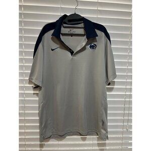 Nike‎ DriFit Penn State Nittany Lions Polo Shirt - Size L